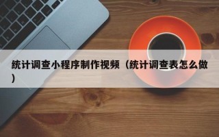 兴化统计调查小程序制作视频（统计调查表怎么做）