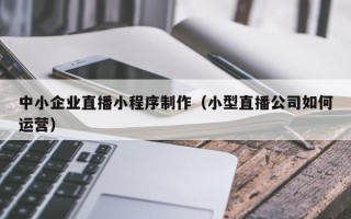兴化中小企业直播小程序制作（小型直播公司如何运营）