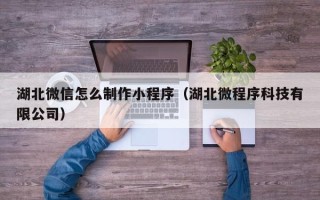兴化湖北微信怎么制作小程序（湖北微程序科技有限公司）